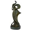 Image 7 : Signed Original Kassin a Tribute to Erte Bronze Sculpture Marble Figurine Figure