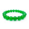 Image 2 : Asian Carved Green Jade Beaded Bracelet