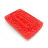 Image 2 : Natural Red Cinnabar Chinese Dragon Carved Pendant