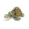 Image 1 : Enameled & Bejeweled Mother & Baby Sea Turtle Ring Box