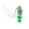Image 2 : Asian Dragon Jade Cylindrical Pendant On 925 Necklace
