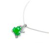 Image 1 : Asian Green Jade Frog Pendant Accompanied By Necklace