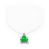 Image 3 : Asian Green Jade Frog Pendant Accompanied By Necklace