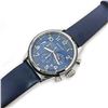 Image 1 : Mens Black Dial Benyar Watch On Genuine Leather Blue Band