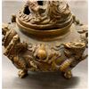 Image 4 : Asian 3 Footed Marked Dragon Incense Burner with Dual Dragon Lid