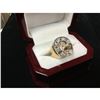 Image 1 : Men's 14K Gold Championship Custom Designed Horse Racing Ring with 1.75ct Diamonds