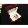 Image 3 : Men's 14K Gold Championship Custom Designed Horse Racing Ring with 1.75ct Diamonds