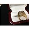 Image 6 : Men's 14K Gold Championship Custom Designed Horse Racing Ring with 1.75ct Diamonds
