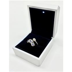 .03ct Oval Cut Size 7 Amethyst & 925 Sterling Silver Ring