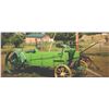 Image 1 : 1939 John Deere horse drawn manure spreader, all new fir wood & paint, iron wheels