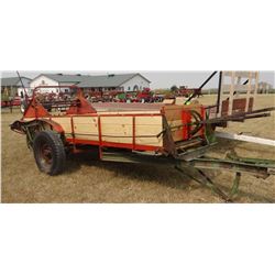 Case manure spreader, 2 wheel, ground drive, new wood throughout