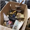 Image 2 : BOX OF VINTAGE TOOLS AND BRASS TORCH