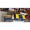 Image 1 : TOOLBOX W/ CONTENTS. TIRE CHAINS, TINS