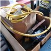 Image 2 : WEEDEATER BRAND GAS HEDGE TRIMMER, AIR LINE, BOX OF TOOLS AND BIT SET
