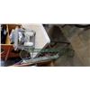 Image 1 : CANDLE LANTERN AND WIRE METAL SHELF