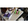 Image 1 : LOT OF NEW DOOR SWEEP, SWITCHES, COVERS, LIGHT BULBS, TIRE CLEANER, ETC
