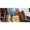 Image 4 : LATHE TOOLS, WOOD PLANES, FISHING BOX AND BAGS