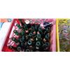 Image 3 : YELLOW AND RED CRATES OF 7UP, COCA-COLA, AND  PEPSI BOTTLES