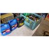 Image 1 : GREEN CRATE OF SHOP FLUIDS