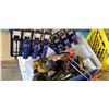Image 3 : LOT OF SHOPHARDWARE, YELLOW CRATE, AND PARTS ORGANIZER