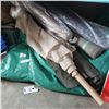 Image 1 : LARGE TARP AND ASSORTED FABRIC DOLLS
