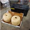 Image 1 : STANLEY TOOLBOX AND TWO ROLLS OF ROPE
