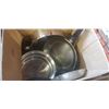 Image 2 : BOX OF POTS AND 2 RAE CEILING LIGHTS