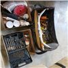 Image 2 : TOOL BAG WITH CONTENTS AND BOX OF SHOP SUPPLIES