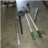 Image 1 : GREENLEE CABLE CUTTER, 24 INCH CRESCENT WRNECH, LEE KERR TUBULAR WRENCH
