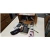 Image 1 : SMALL BOX OF DIGITAL CAMERAS AND BOLLE SUNGLASSES