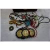 Image 2 : 2 JEWELLERY BOXES W/ CONTENTS