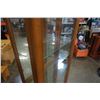 Image 2 : PULASKI FURNITURE GLASS DISPLAY CABINET - APPROX 79 INCHES TALL