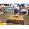 Image 1 : LARGE PRINT AND 2 PAINTINGS