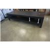 Image 2 : 2 BLACK IKEA COFFEE TABLES AND STAND