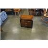Image 1 : BRASS ACCENT 4 DRAWER NIGHTSTAND