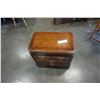 Image 2 : BRASS ACCENT 4 DRAWER NIGHTSTAND