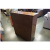 Image 8 : VINTAGE WALNUT DISPLAY CABINET