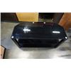 Image 2 : BLACK GLASS TV STAND