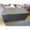 Image 2 : BRAND NEW OUTDOOR RATTAN PATIO STORAGE BOX W/ WATERPROOF LINER AND HYDRAULIC LID - RETAIL $499