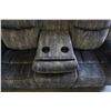 Image 25 : BRAND NEW MODERN VELVET 3 PIECE SOFA SET W/ DROP DOWN CONSOLE AND ROCKING RECLINER - RETAIL $2499