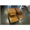Image 2 : PAIR OF VILAS MAPLE STEP END TABLES