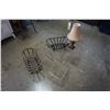 Image 1 : METAL BASKETS AND TABLE LAMP