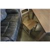 Image 2 : PINE DINING TABLE AND 2 CHAIRS