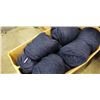 Image 2 : BOX OF BLUE NEW ZEALAND WOOL YARN