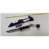 Image 2 : Survival knife with compass and sheath