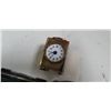 Image 2 : MINIATURE BRASS CLOCK AND 2 BELT BUCKLES, FENDER AND CALGARY