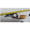 Image 2 : BONE HANDLE AND WOOD HANDLE KNIFE
