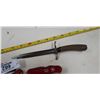 Image 2 : BONE HANDLE KNIFE AND SWISS ARMY KNIVES