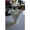 Image 2 : FENTON HOBNAIL VASE, DISH, AND LIDDED DISH