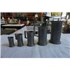 Image 2 : VINTAGE FRENCH PEWTER GRADUATED BAR MEASURES